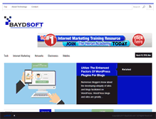 Tablet Screenshot of baydsoft.com
